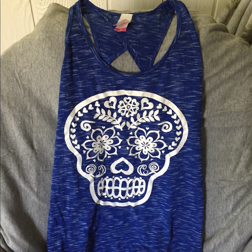 Skull tank top